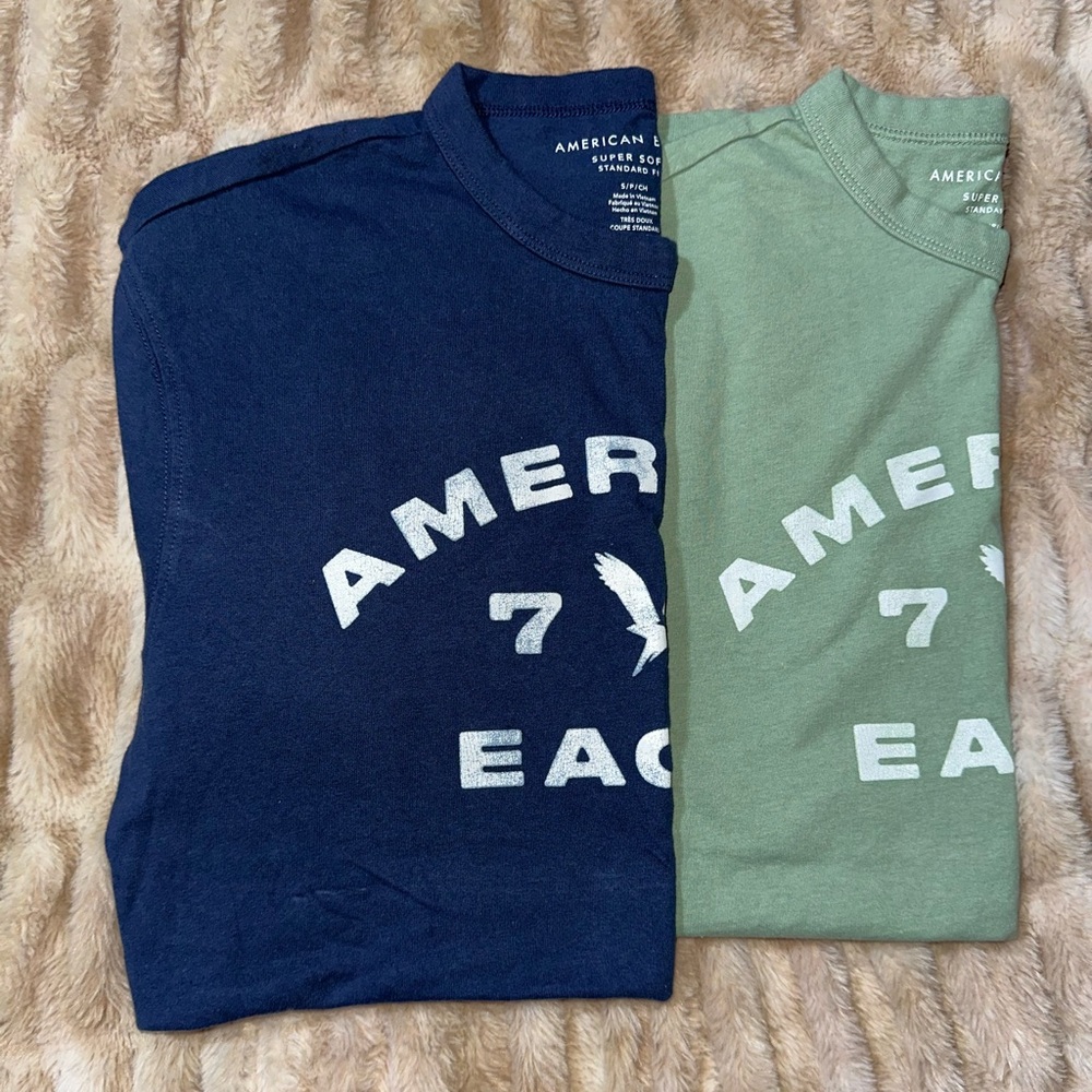 NEW Men’s American Eagle Tshirts Set of 2. Size Small.